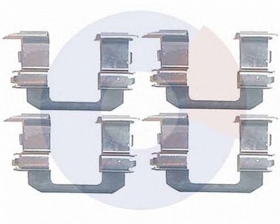 CARRAB BRAKE PARTS 2253 -  Комплектующие, колодки дискового тормоза